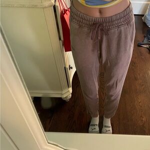 Pink sweatpants